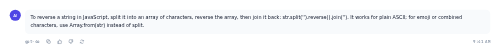 AI Chat Message preview