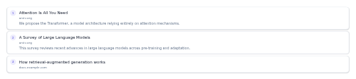 Citation List preview