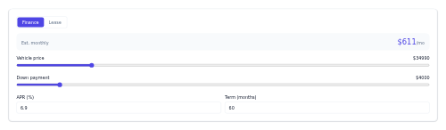 Auto Finance Calculator preview