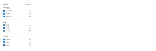 Filter Sidebar preview