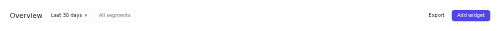 Dashboard Toolbar preview