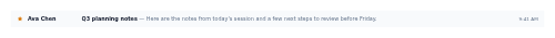 Email Row preview