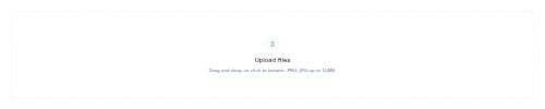 File Upload Dropzone preview