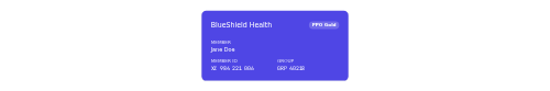 Insurance Card preview
