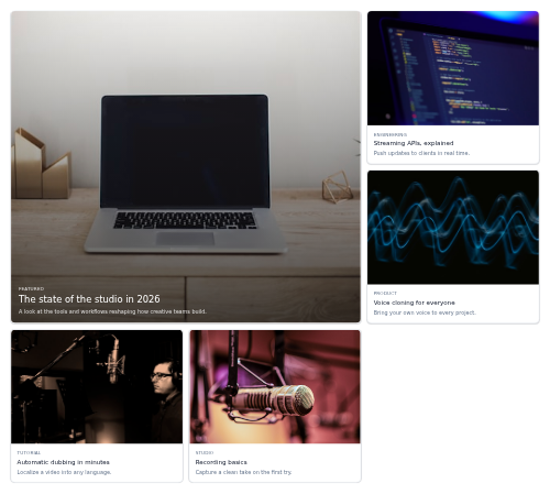 Featured Lead Grid preview