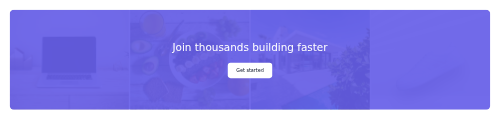 CTA over Image Grid preview