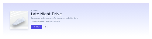 Playlist Header preview