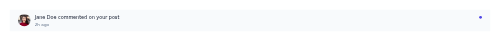 Notification List Item preview