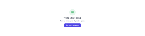 Empty Inbox preview