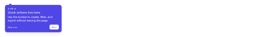 Feature Tour Tooltip preview