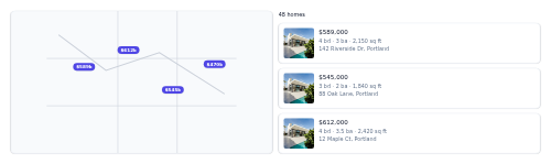 Map Search Panel preview