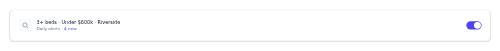 Saved Search Alert preview