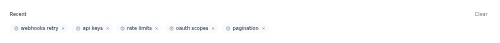 Recent Searches preview