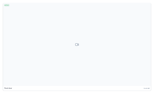 Camera Feed Tile preview