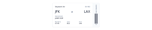 Boarding Pass preview