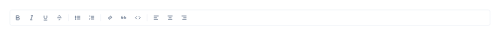Rich-text Toolbar preview